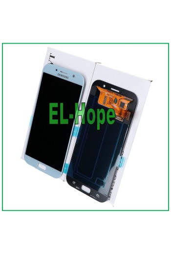 Écran LCD d origine Samsung Galaxy A7 2017 A720 SM-A720F DS Écran tactile bleu