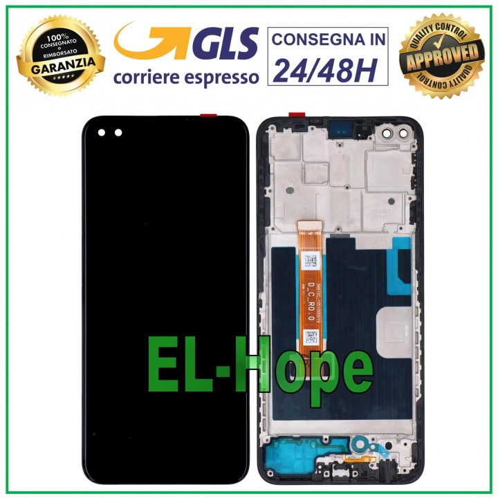 Écran LCD + cadre pour OPPO RENO 4Z 5G CPH2065, e'cran tactile en verre