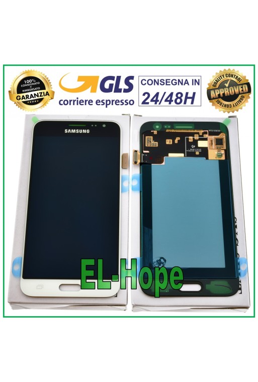 Écran LCD tactile d origine Samsung Galaxy J3 2016 J320 SM-J320FN blanc