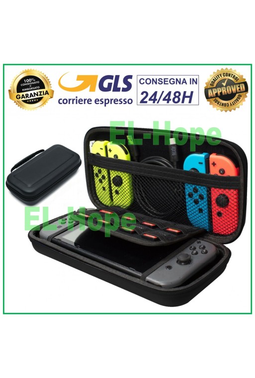 Housse rigide antichoc pour jeux et accessoires Nintendo Switch