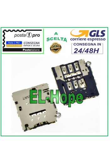 Lecteur de carte SIM pour Samsung Galaxy S6 Edge SM-G925F SM G925 F