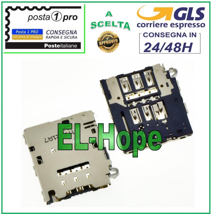 Lecteur de carte SIM pour Samsung Galaxy S6 Edge SM-G925F SM G925 F