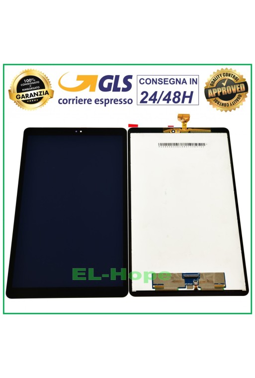 Écran LCD tactile en verre noir pour Samsung Galaxy Tab A2 2018 SM-T590/T595