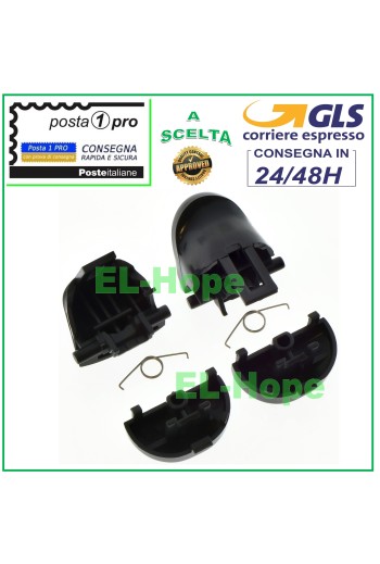 ENSEMBLE DE BOUTONS AUTOCOLLANTS DE REMPLACEMENT L1 L2 R1 R2 + RESSORTS POUR MANETTE PS4 PRO JDM-040