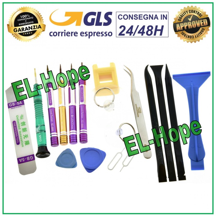 KIT D OUTILS OUVERTURE RÉPARATION SMARTPHONE IPHONE TABLETTE LEVIER TOURNEVIS LAME