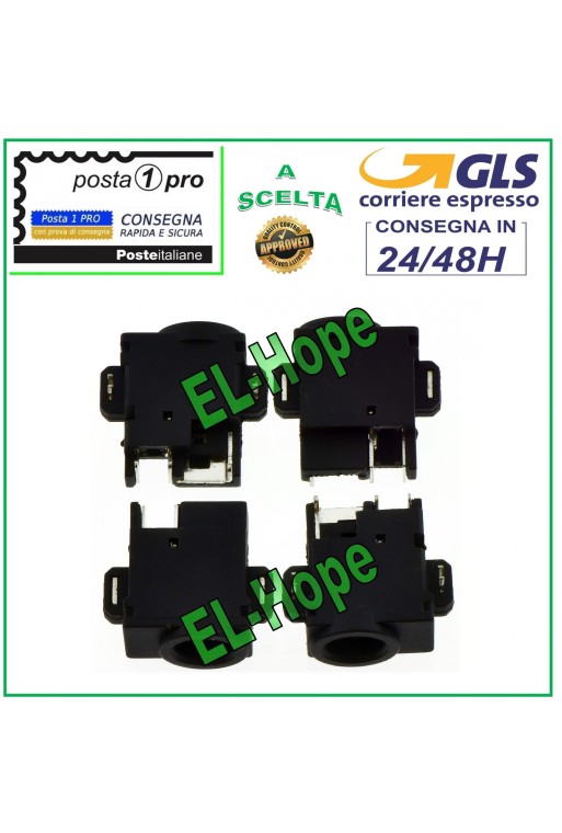 CONNECTEUR D ALIMENTATION PJ041 JACK ALIMENTATION CC R509 R610 R710 R700 N130 R470 2,5 mm
