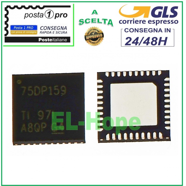 Puce de contrôle IC HDMI SN75DP159 6 Gbit/s pour Xbox One S Slim, clip de remplacement VQFN40