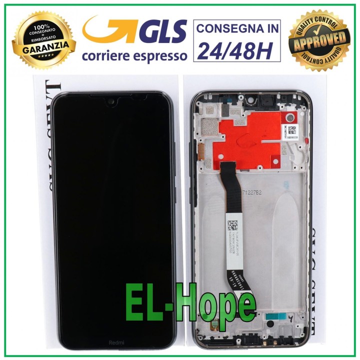 Écran LCD + cadre d origine Xiaomi Redmi Note 8T M1908C3XG tactile noir