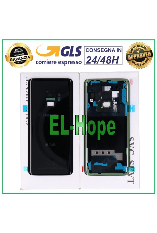 Cache batterie noir d origine pour Samsung Galaxy S9 2018 SM-G960 FN