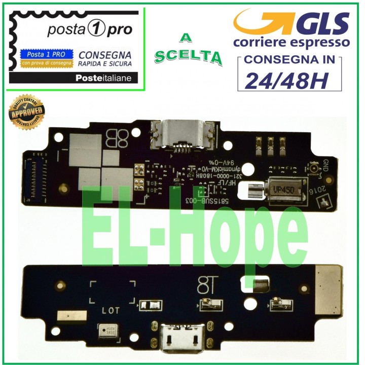 CONNECTEUR DE CHARGE ASUS ZENFONE GO ZB452KG X014D MICROPHONE STATION D ACCUEIL PLAT CHARGEMENT
