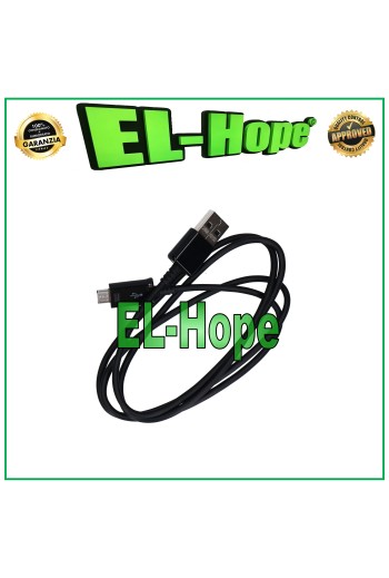 Câble de données, câble de charge, chargeur de batterie, micro USB, universel, 1 m, noir
