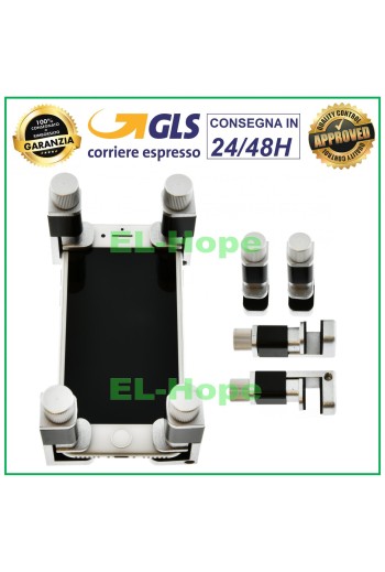 LOT DE 4 PINCES MÉTALLIQUES RÉGLABLES POUR FIXATION UNIVERSELLE D ÉCRAN