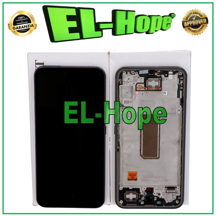 SERVICE D ÉCRAN TACTILE D ORIGINE SAMSUNG A34 5G SM-A346B CADRE NOIR GH82-31200A