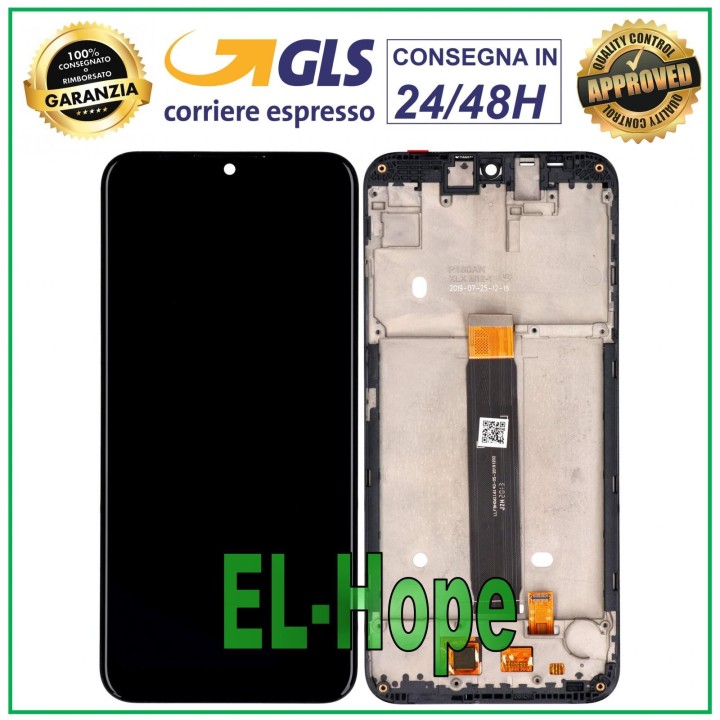 Écran tactile LCD + cadre pour Motorola Moto E6 Plus XT2025 XT2052 (vitre)