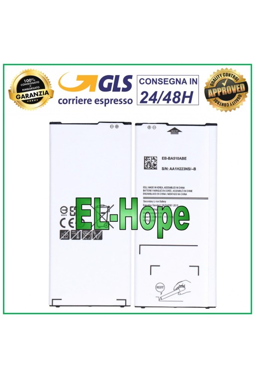Batterie EB-BA510ABE pour Samsung Galaxy A5 2016 SM-A510F 2900 mAh, identique à l original