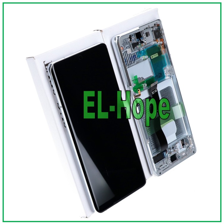 Écran LCD tactile d origine pour Samsung S21 Ultra SM-G998 argent GH82-24925B
