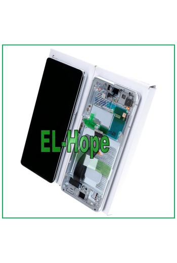 Écran LCD d origine Samsung Galaxy S21 Ultra SM-G998, écran tactile argenté