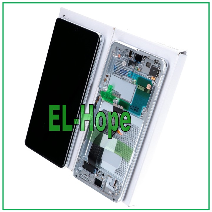 Écran LCD tactile d origine pour Samsung S21 Ultra SM-G998 argent GH82-24925B