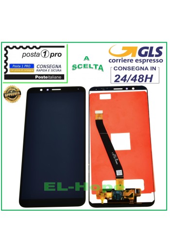 Écran LCD tactile en verre noir pour Huawei Honor 7X BND-L21 BND-TL10 AL10