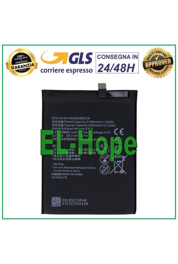 Batterie HB386280ECW pour Huawei Honor 9 GLORY STF-L09 AL00 AL10 3200 mAh