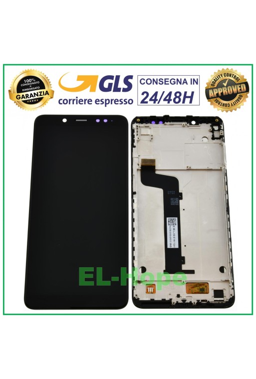 Écran tactile LCD noir pour Xiaomi Redmi Note 5 M1803E7SG