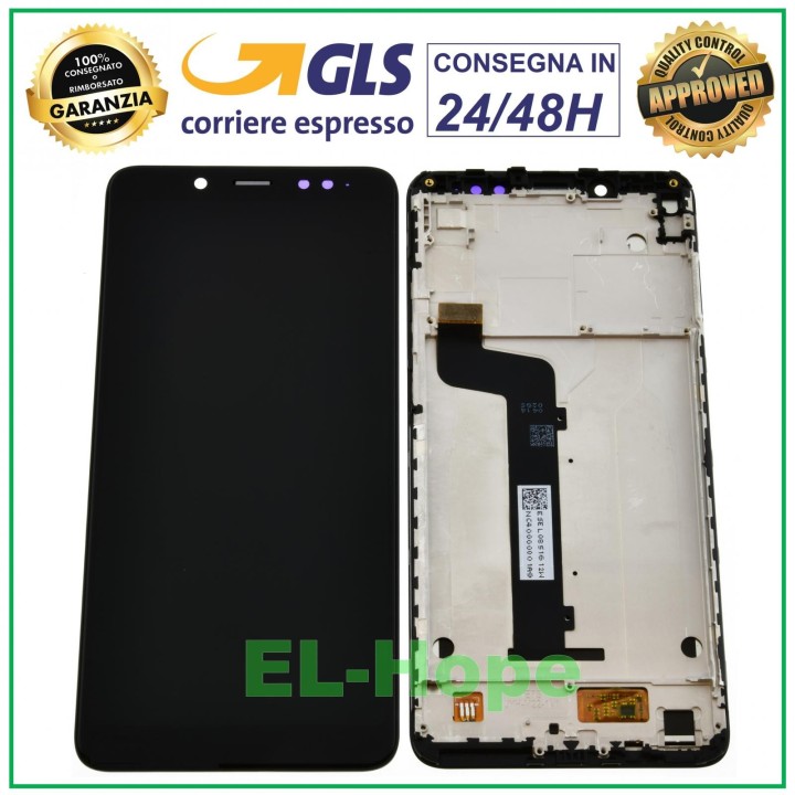 Écran tactile LCD noir pour Xiaomi Redmi Note 5 M1803E7SG