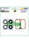 Objectif de came'ra arrie're en verre pour Samsung Galaxy M22 SM M225 F Blanc