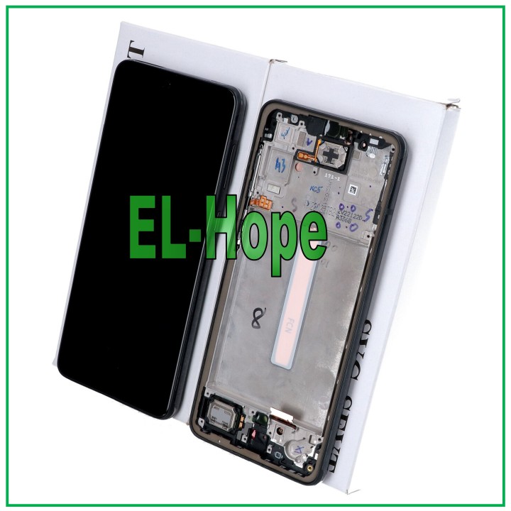 Cadre et e'cran d origine pour Samsung A33 2022 SM-A336F A336B tactile noir GH82-28143A