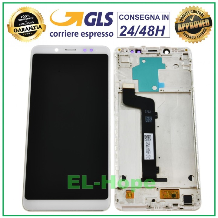 Écran tactile LCD blanc pour Xiaomi Redmi Note 5 M1803E7SG