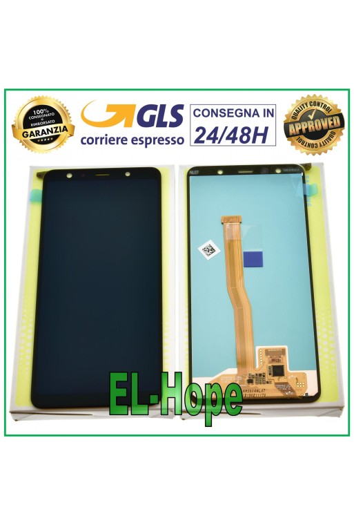 Écran LCD d origine Samsung Galaxy A7 2018 A750F SM-A750F Écran tactile noir