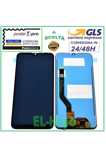 Écran LCD tactile en verre noir pour Huawei Y7 2019 DUB-LX1 LX2 L22