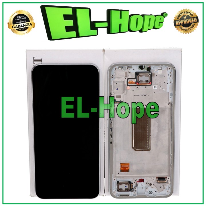 Écran tactile d origine pour Samsung A34 5G SM-A346B, cadre argente' GH82-31200B