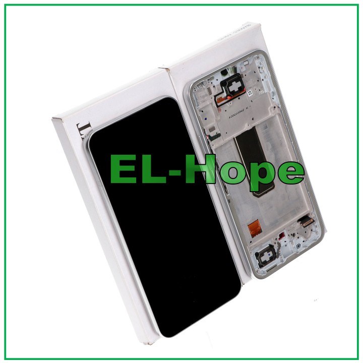 Écran tactile d origine pour Samsung A34 5G SM-A346B, cadre argente' GH82-31200B