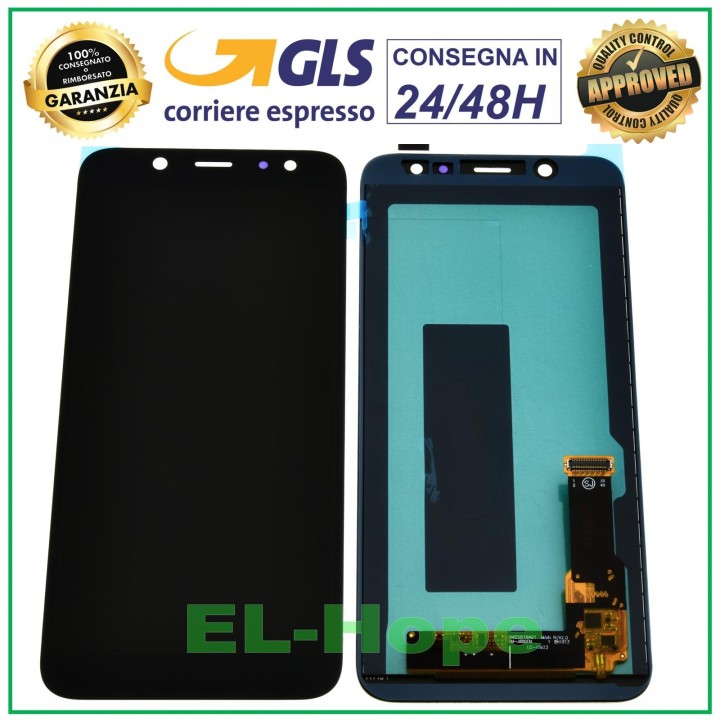 Écran LCD tactile en verre pour Samsung Galaxy A6 2018 A600 SM-A600F