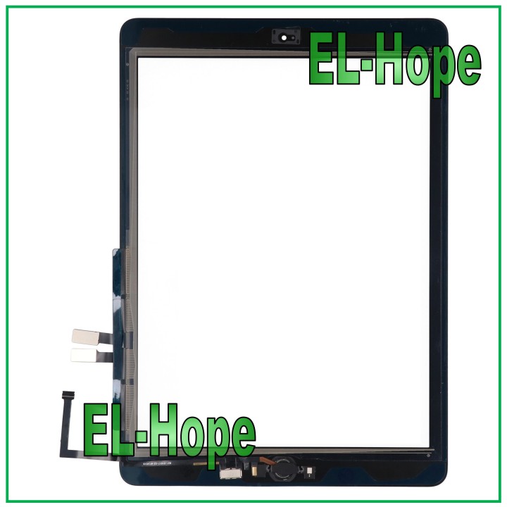 Écran tactile pour Apple iPad 6 6e ge'ne'ration 9.7 (2018) A1893 A1954, bouton d accueil en verre noir