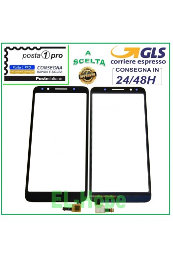 Vitre tactile Alcatel 1X OT-5059 OT5059D OT5059X One Digitizer Noir