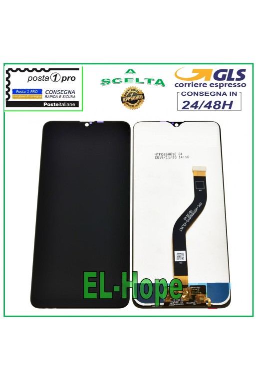 Écran LCD tactile noir pour Samsung Galaxy A20S SM-A207 F/DS