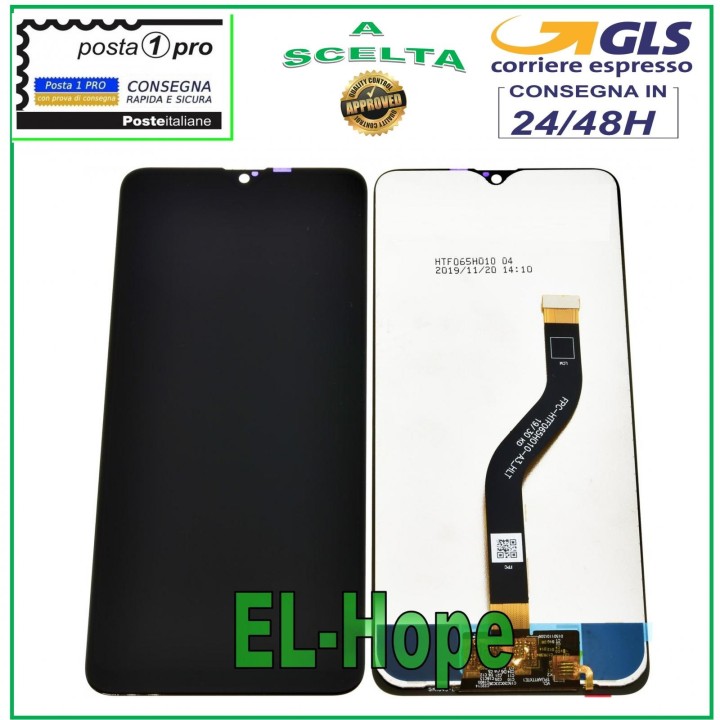 Écran LCD tactile noir pour Samsung Galaxy A20S SM-A207 F/DS