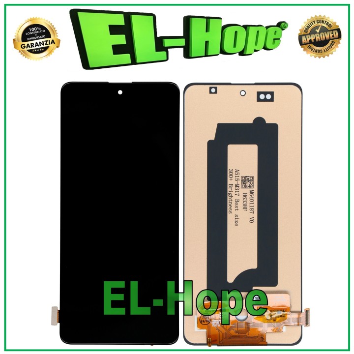 Écran LCD tactile noir pour Samsung Galaxy A51 SM-A515 SM-A515F
