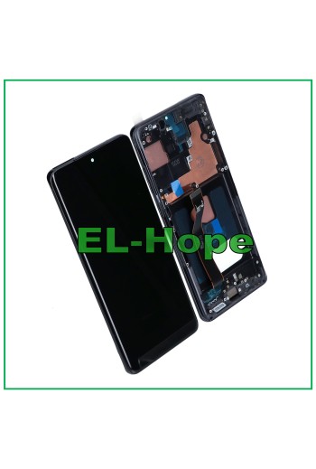 ÉCRAN TACTILE OLED + CADRE POUR SAMSUNG GALAXY S20 ULTRA SM-G988 NOIR