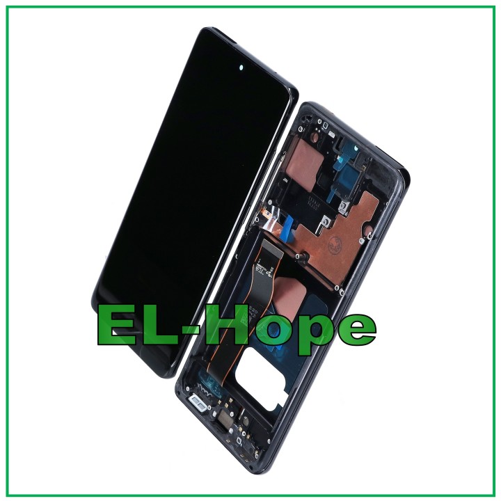 ÉCRAN TACTILE OLED + CADRE POUR SAMSUNG GALAXY S20 ULTRA SM-G988 NOIR