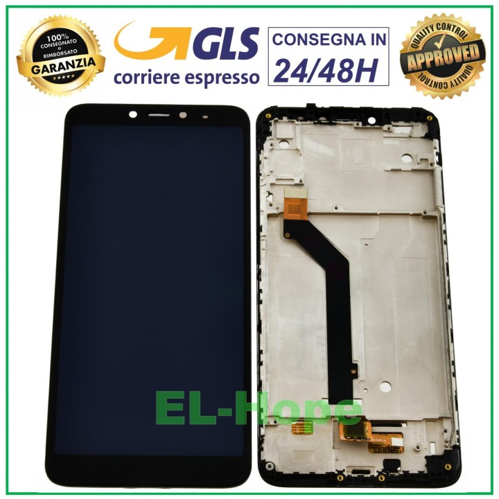 Écran LCD + châssis pour Xiaomi Redmi S2 M1803E6G, e'cran tactile en verre noir