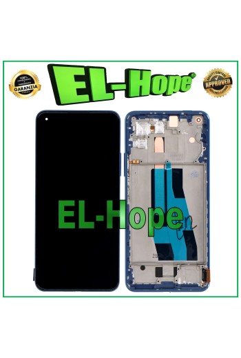 Écran LCD OLED tactile en verre bleu pour Xiaomi Mi 11 Lite 4G 5G NE M2101K9AG