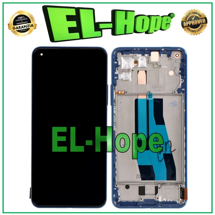 Écran LCD OLED tactile en verre bleu pour Xiaomi Mi 11 Lite 4G 5G NE M2101K9AG