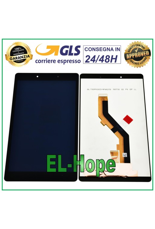 Écran LCD tactile Wi-Fi pour Samsung Galaxy Tab A 8 SM-T290 Rev., verre noir