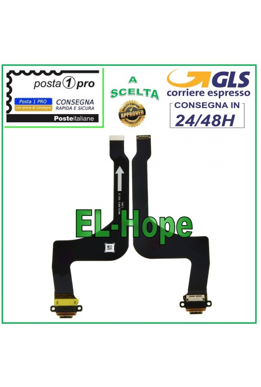 Connecteur de charge plat et flexible pour Huawei P40 Pro ELS-NX9 Type C Dock Port de charge