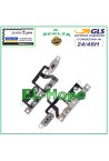 Boutons de volume late'raux plats et flexibles pour Apple iPhone 14, bouton de vibration silencieux