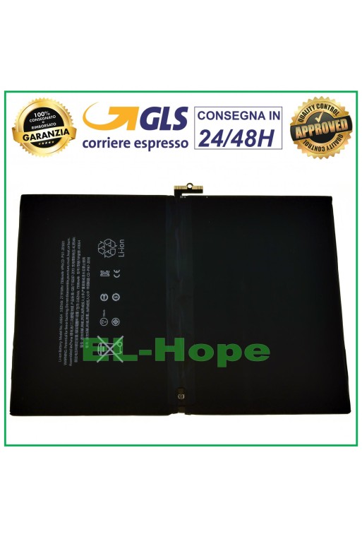 Batterie Li-ion de remplacement pour Apple iPad Pro 9.7 A1673 A1674 A1675 A1664 7306 mAh