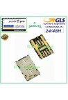 Lecteur de carte SIM pour Huawei Honor 9 Lite LLD-L31 AL00 AL09 Micro SD