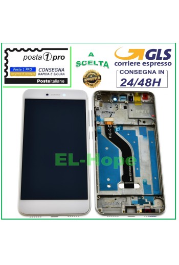 Cadre d écran LCD tactile blanc pour Huawei P8 Lite 2017 PRA-LA1 LX1 LX3
